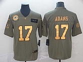 Nike Packers 17 Davante Adams 2019 Olive Gold Salute To Service Limited Jersey,baseball caps,new era cap wholesale,wholesale hats